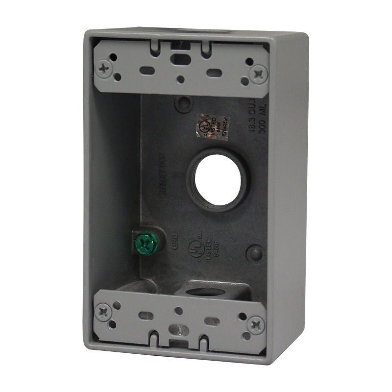 Westgate 1/2” Trade Size, 3 Outlet Holes, 23.8 Cu. In., Electrical Products, Gray Finish - Cheap-Us