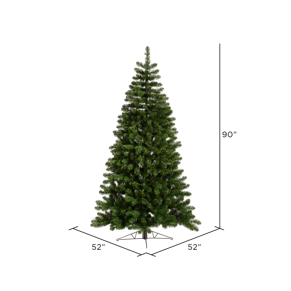 Vickerman 7.5' Grand Teton Artificial Christmas Half Tree Unlit - Cheap-Us