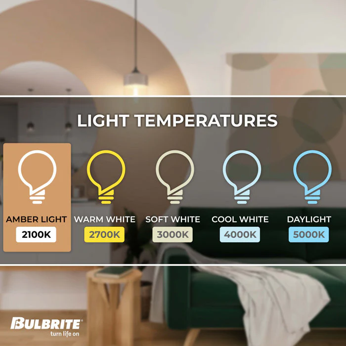BULBRITE INCANDESCENT T14 MEDIUM SCREW (E26) 40W DIMMABLE NOSTALGIC LIGHT BULB 2200K/AMBER 4PK (134014) - Cheap-Us