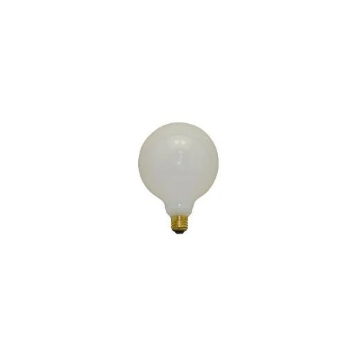Bulbrite 60G40WH 60 Watt Incandescent G40 Globe, Medium Base, White - Cheap-Us