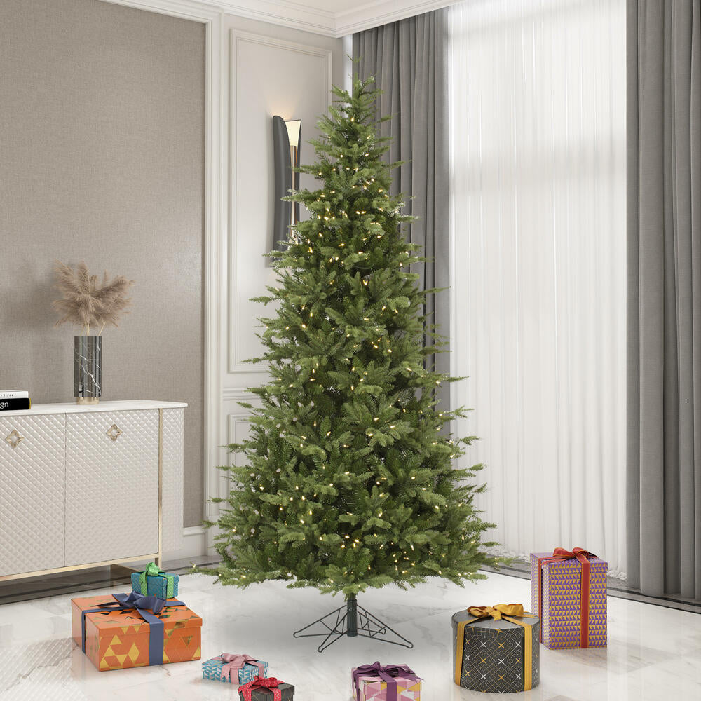 Vickerman 7.5' Fresh Balsam Fir Artificial Christmas Tree Warm White Dura-Lit® LED Lights - Cheap-Us