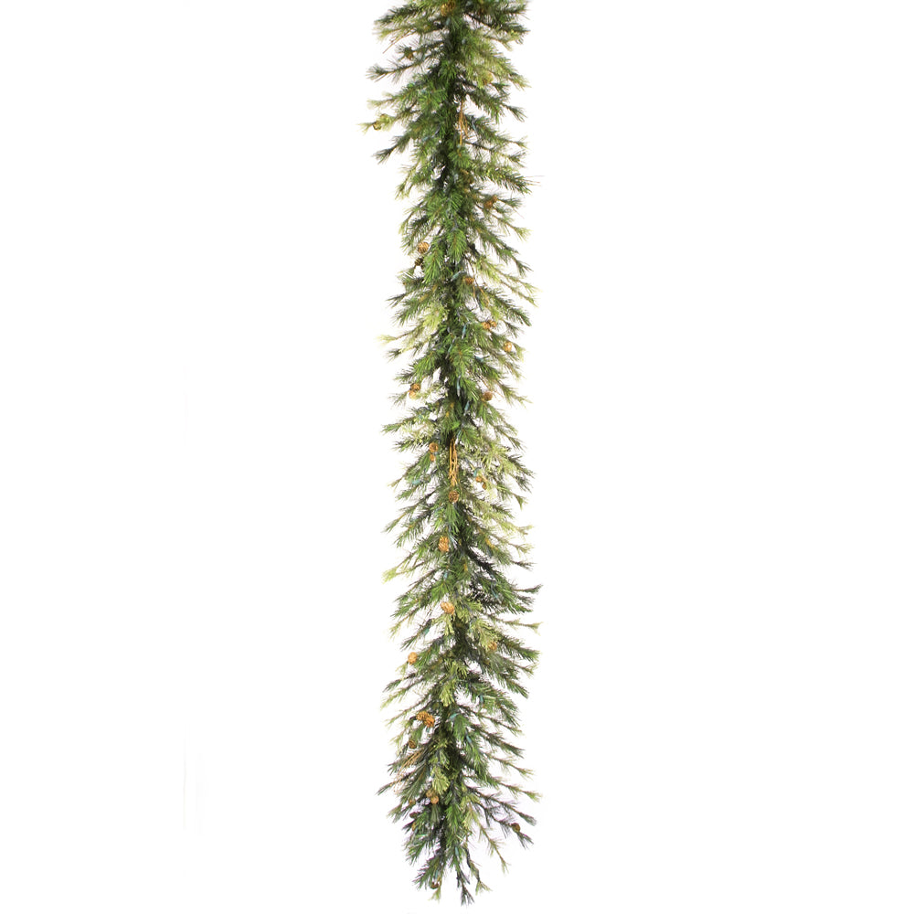 Vickerman 9' Mixed Country Pine Artificial Christmas Garland Unlit - Cheap-Us
