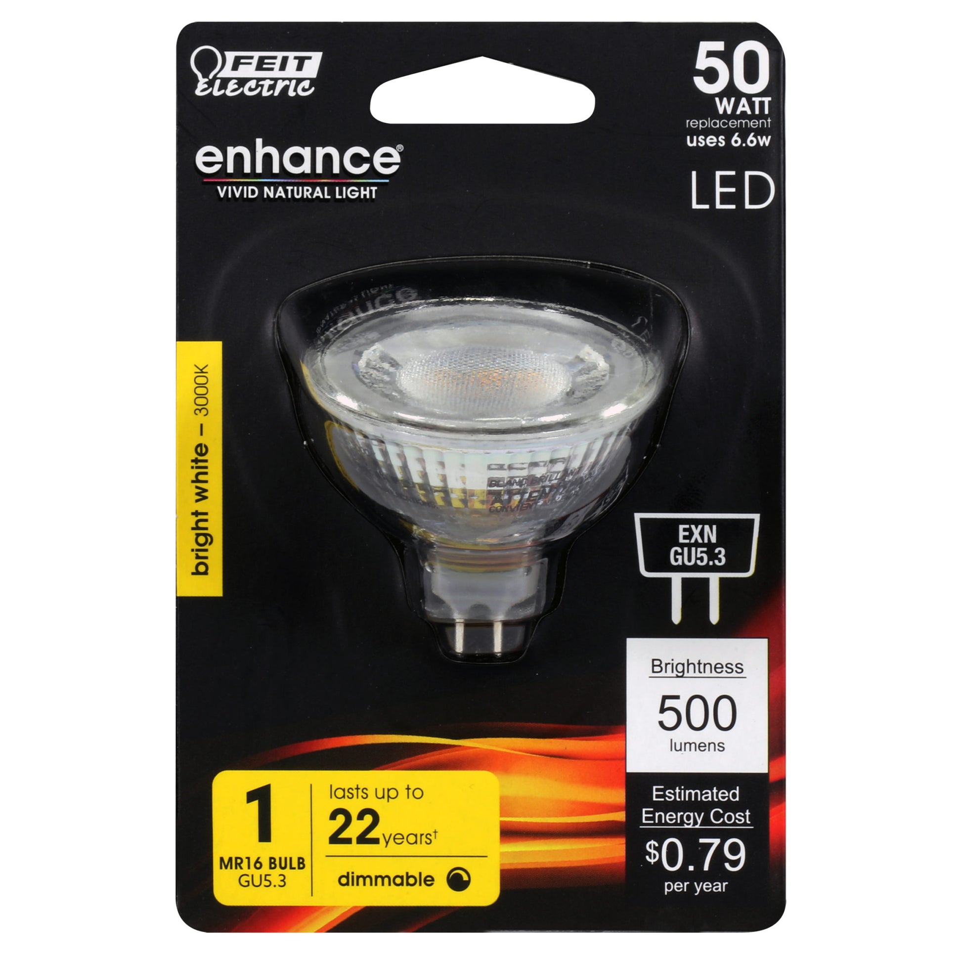500 Lumen 3000K Dimmable LED - Cheap-Us