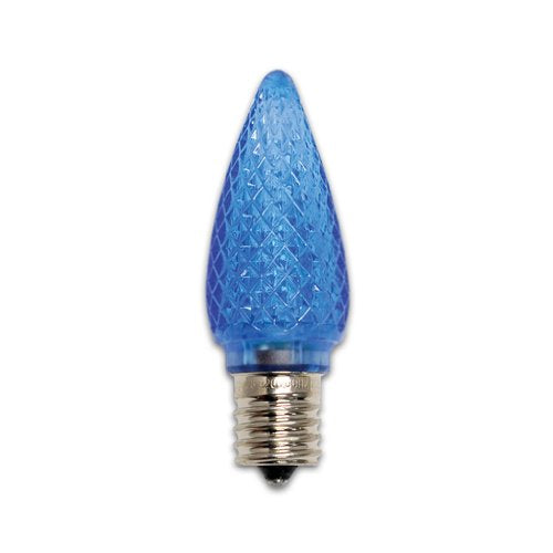 Bulbrite LED/C9B-25PK 0.35 Watt LED C9 Christmas Light Replacement Bulbs, Candelabra Base, Blue, 25-Pack - Cheap-Us