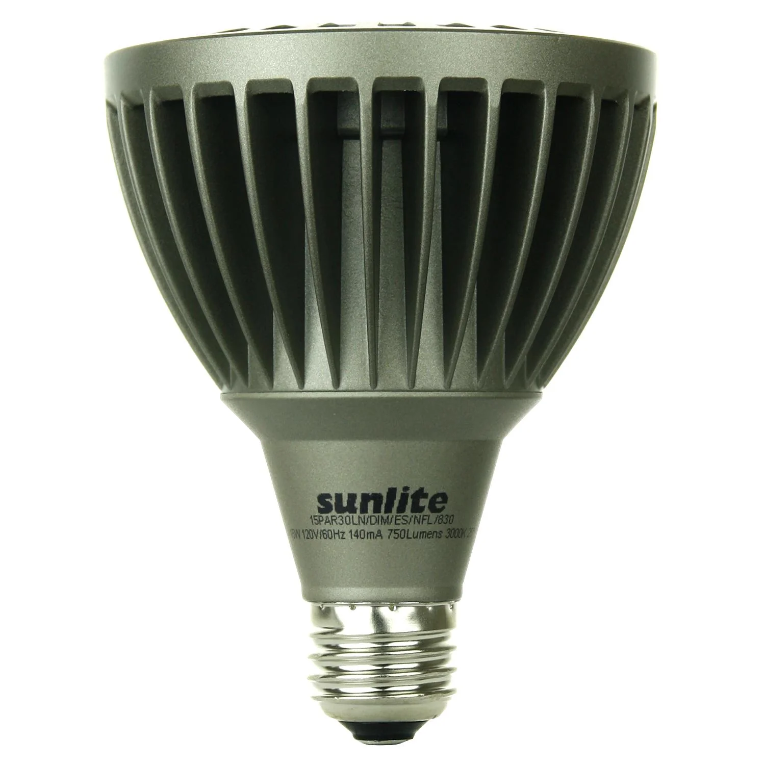Sunlite LED PAR30 Long Neck Reflector 15W (75W Equivalent) Light Bulb Medium (E26) Base, Warm White - Cheap-Us