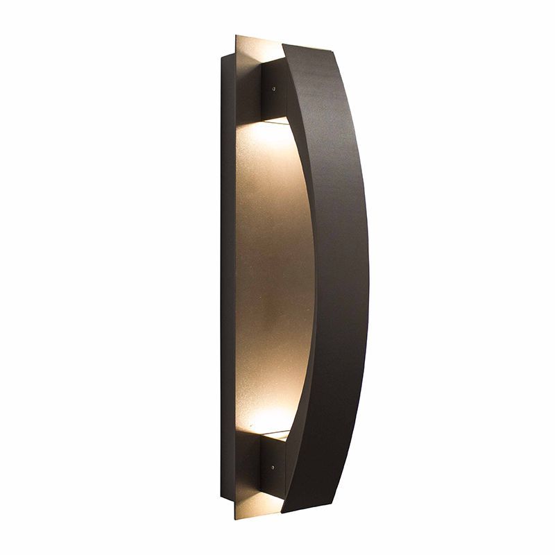 Westgate Crest Wall Scone Cover, Lunette Type, Bronze, Outdoor Lighting, Bronze Finish - Cheap-Us