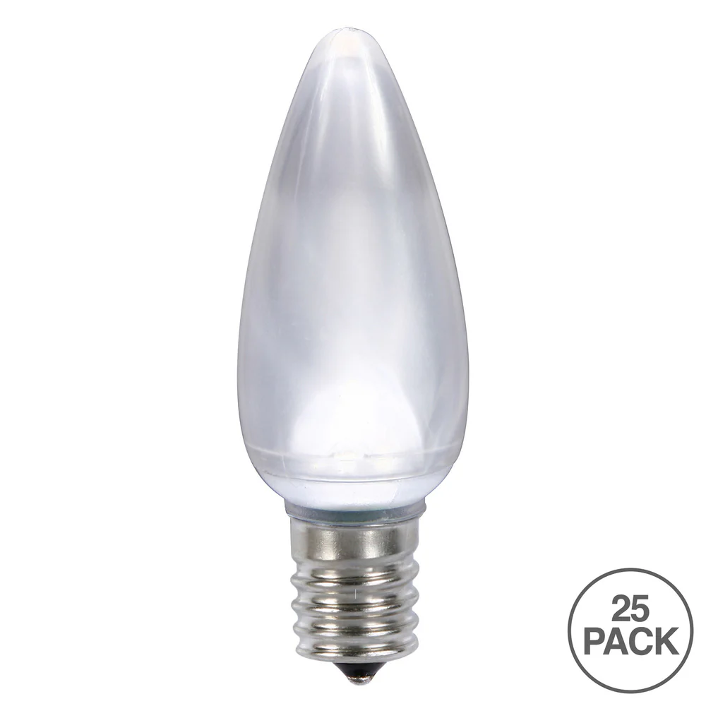 Vickerman C9 Ceramic LED Pure White Bulb package of 25 - Cheap-Us