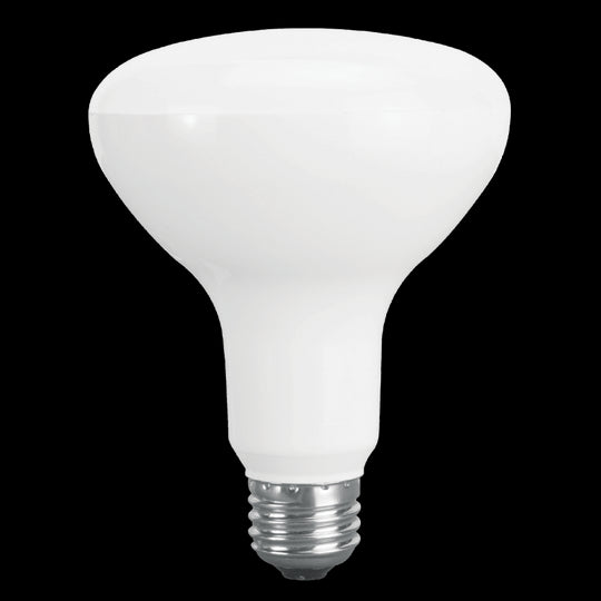 Luxrite LED BR30 Reflector Light Bulb, 9W, 650 Lumens, 5000K - Bright White, 80 CRI, Frosted White Finish, Dimmable (LR31854) - Cheap-Us