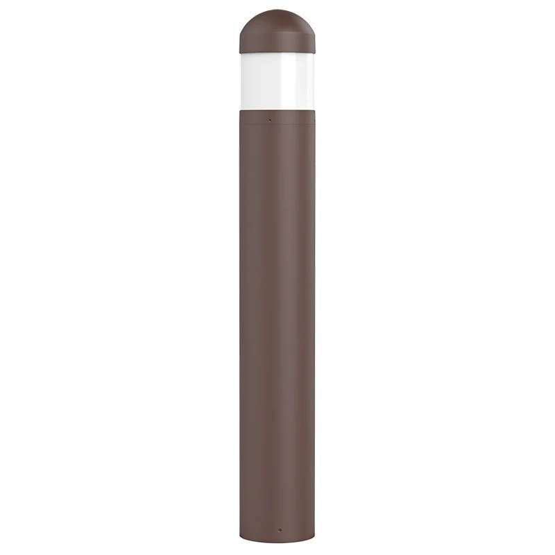Westgate Bollard 44In Round Flat Top Adj. 12-22W 30/40/50K, Bronze, Outdoor Lighting, 12~22W, 130 Lumens/W, 30K/40K/50K, Bronze Finish, 0~10V Dimmable - Cheap-Us