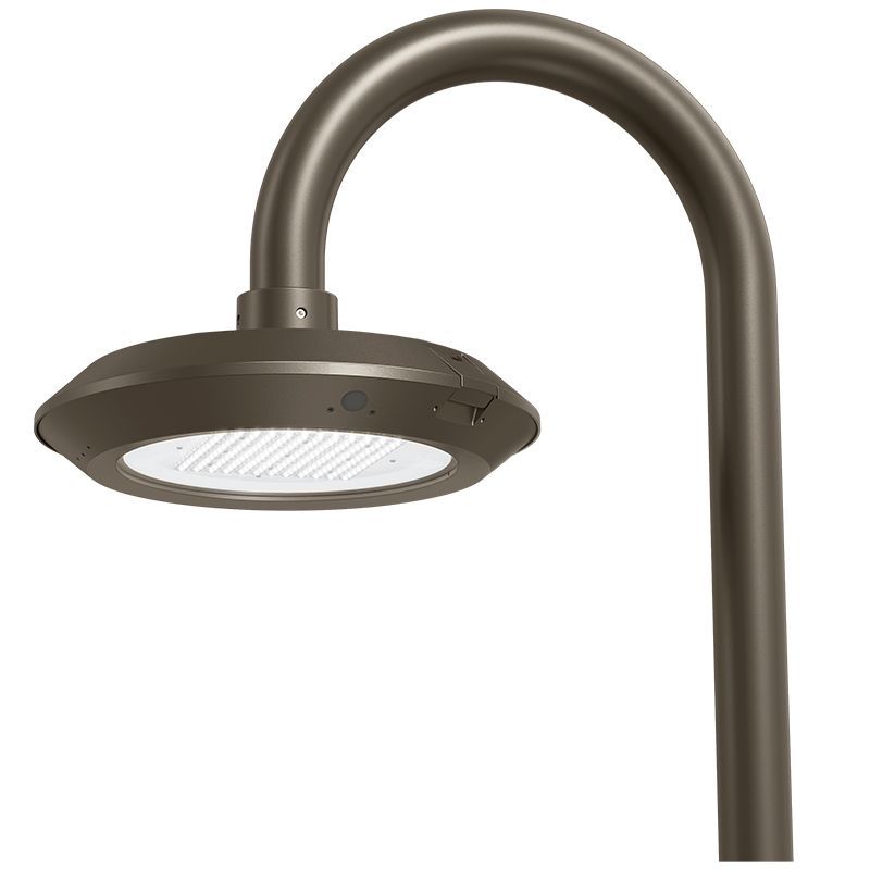 Westgate Spec Series Power & Cct- Adjustable Post Disk Light, Outdoor Lighting, 22W/37W/56W/75W, 137 Lumens/W, 40K/50K, Bronze Finish, 0~10V Dimming - Cheap-Us