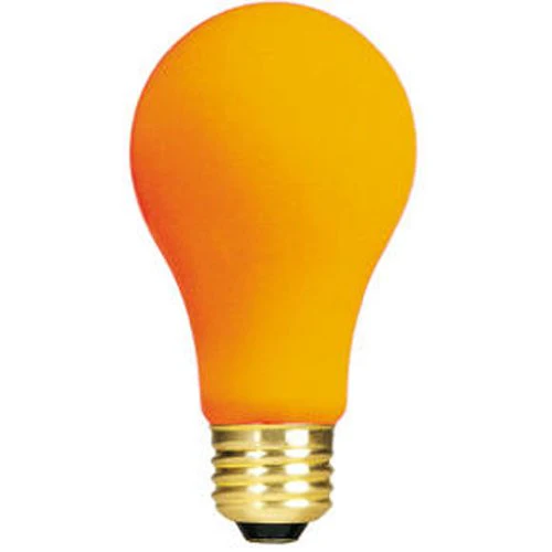 Bulbrite 40A/CO 40 Watt Incandescent A19 Party Bulb, Medium Base, Ceramic Orange - Cheap-Us