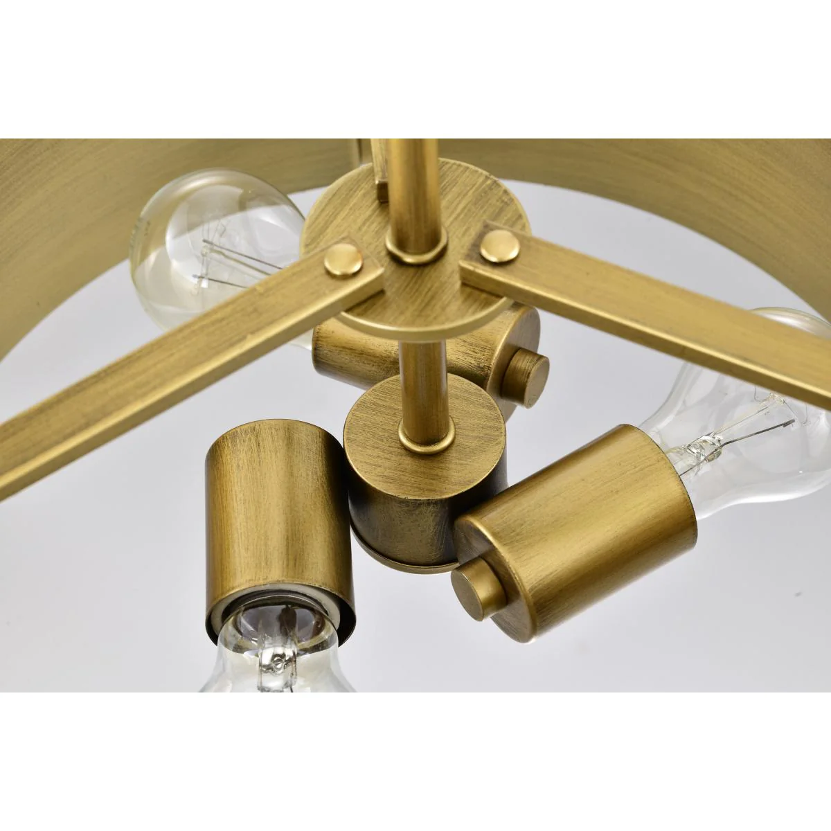 60-7842 ALTOS 3 LIGHT SMALL PENDANT Altos 3 Light Small Pendant; Matte Black and Natural Brass Finish - Cheap-Us