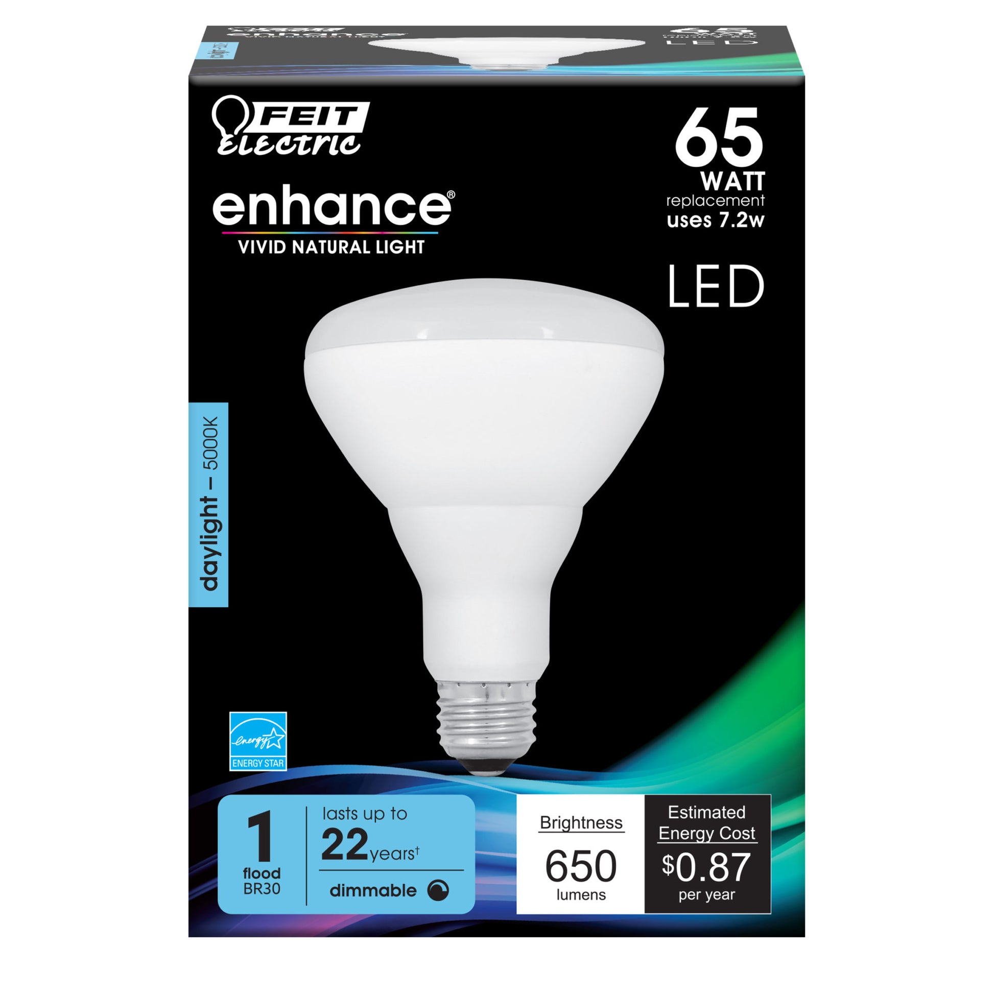 650 Lumen 5000K Dimmable BR30 LED - Cheap-Us
