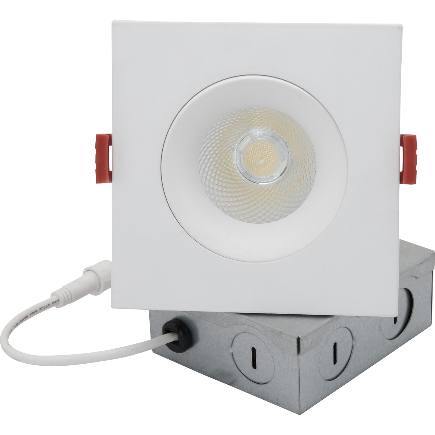 Sunlite 85607 3.5” LED Single Head Gimbal Regressed Downlight Fixture, 12W, 825 Lmns, Canless, CCT Switch 27K/30K/35K/40K/50K, 90 CRI, Energy Star, Dimmable, ETL Listed, Title-24 Compliant, 1 Pack - Cheap-Us