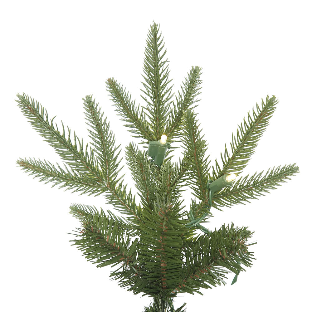 Vickerman 12' Bixley Pencil Fir Artificial Christmas Tree Warm White Dura-lit LED Lights - Cheap-Us
