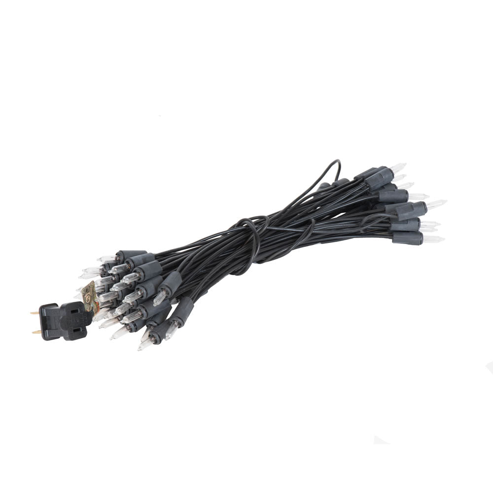 Vickerman 50 LED Warm White Dura-Lit Light on Black Wire, 37' Christmas Light Strand - Cheap-Us