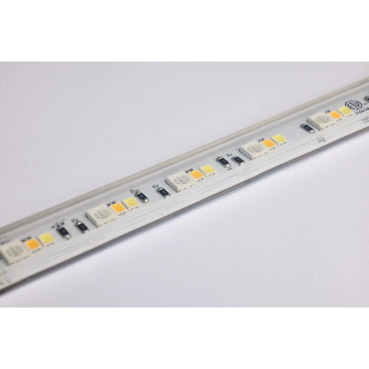 64-140 TAPE/RGBTW-HO/IP65/PLUG/SF/16' Dimension Pro; Tape light strip; 16 ft.; Hi-Output; RGB plus Tunable White; Plug connection; IP65; Starfish IOT Capable; RF Remote Included - Cheap-Us