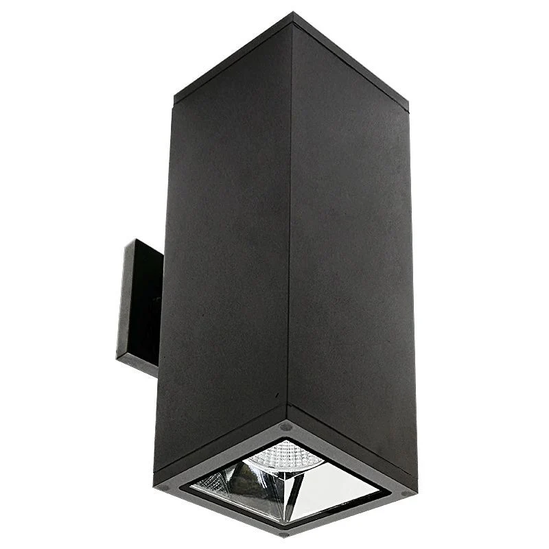 Westgate 5In Sq Wall Cyl. Up/Down Light 40W 30K/40K/50K Dual Dim. - Black, Outdoor Lighting, 40W, 3200 Lumens, 30K/40K/50K, Black Finish, TRIAC Dimming+0-10V - Cheap-Us