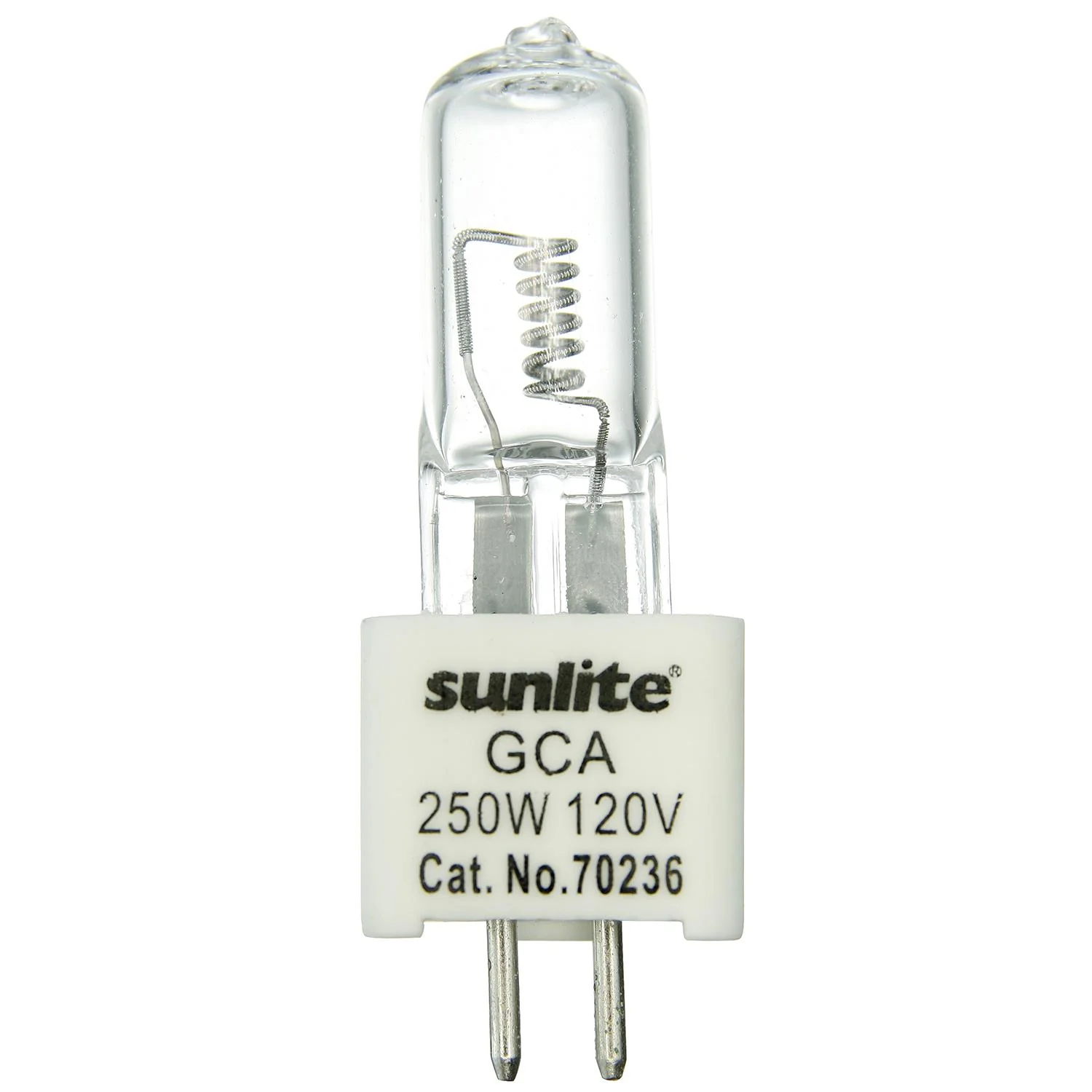 Sunlite GCA 250 WATT 120 VOLT T31/2 G5.3 BASE 250 Watt T3.5 Lamp GU5.3 Base - Cheap-Us