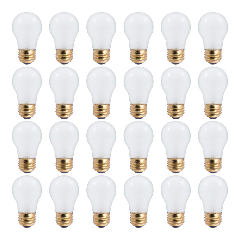 Bulbrite Pack of (12) 25 Watt Dimmable Frost A19 Incandescent Light Bulbs with Medium (E26) Base, 2700K Warm White Light - Cheap-Us