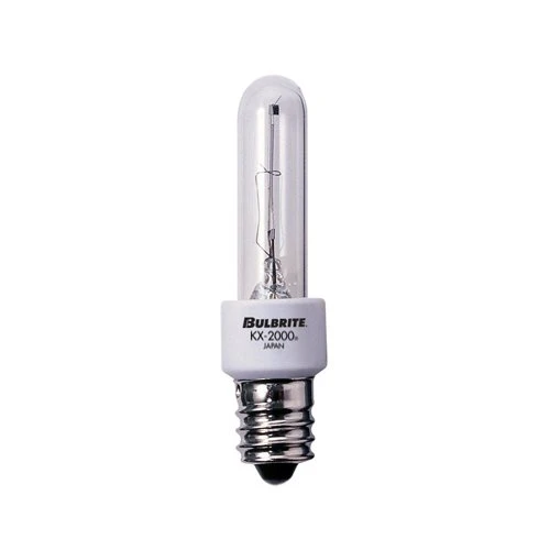 Bulbrite KX60CL/E12 60 Watt KX-2000 Dimmable Krypton/Xenon T3 Capsule Bulb, Candelabra Base, Clear - Cheap-Us