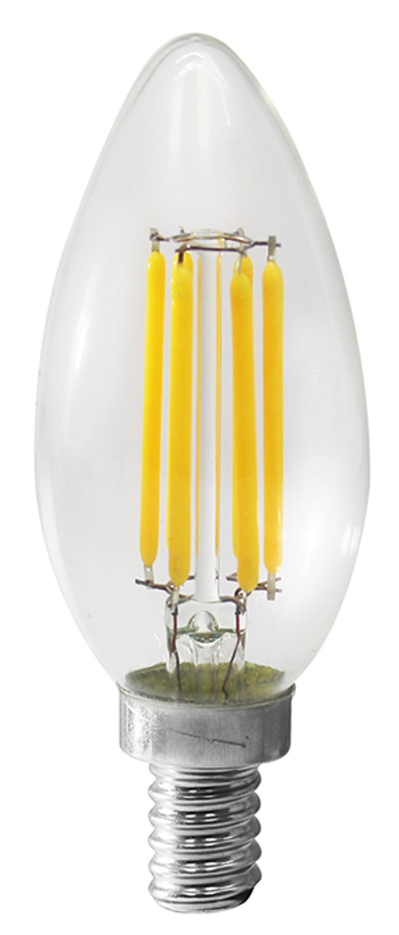 Westgate Candelabra LED Bulb, E12, 110~130V, 5W 330 Lumens Clear Glass, 4000K Dimmable, Residential Lighting, 4W, 400 Lumens, 4000K, Clear Finish, Dimmable - Cheap-Us