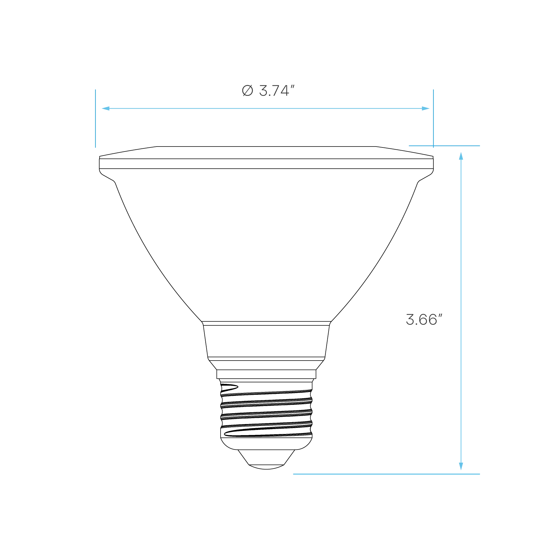 Luxrite PAR30 Short Neck LED Flood Light Bulb, 75W Equivalent, 3000K Soft White, 900 Lumens, 11W, Dimmable LED Spotlight Bulb, Damp Rated, UL Listed, E26 Standard Base - Indoor Outdoor (LR31611) - Cheap-Us