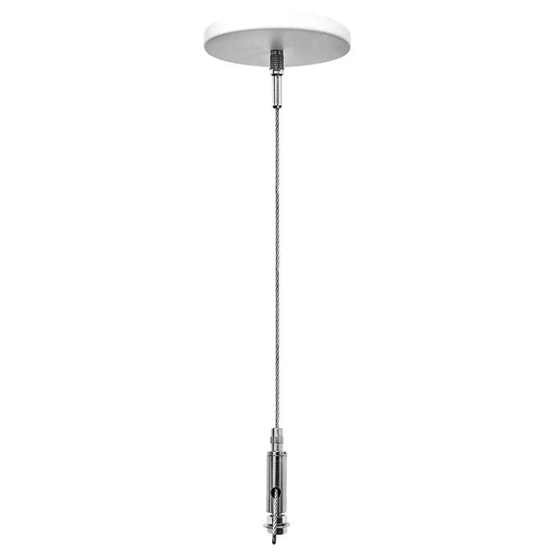 Westgate Adj. 6Ft 1/16In Single Susp. Set 2In Mini Canopy, Keyhole End, Non-Power Side, Commercial Indoor Lighting - Cheap-Us