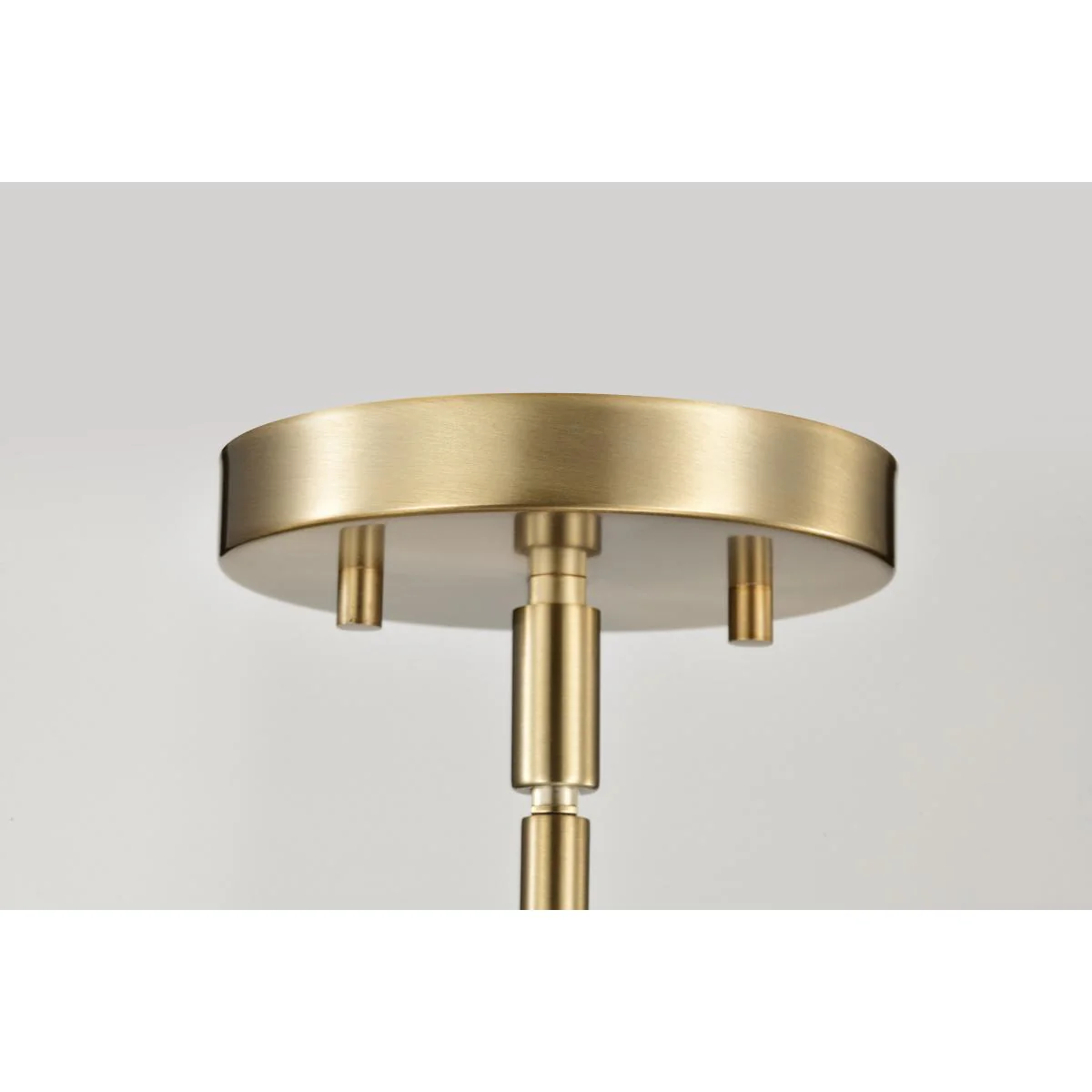 60-7962 EASTON 3LT PENDANT Easton 3 Light Pendant; Burnished Brass Finish; White Linen Shade - Cheap-Us