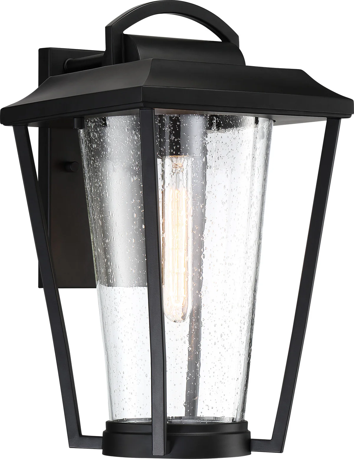 60-6511 LAKEVIEW 1 LT MEDIUM LANTERN Lakeview - 1 Light Medium Wall Lantern with Clear Seed Glass - Aged Bronze Finish - Cheap-Us