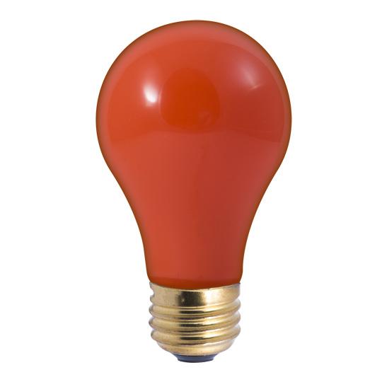 BULBRITE INCANDESCENT A19 MEDIUM SCREW (E26) 40W DIMMABLE LIGHT BULB CERAMIC ORANGE 18PK (106540) - Cheap-Us