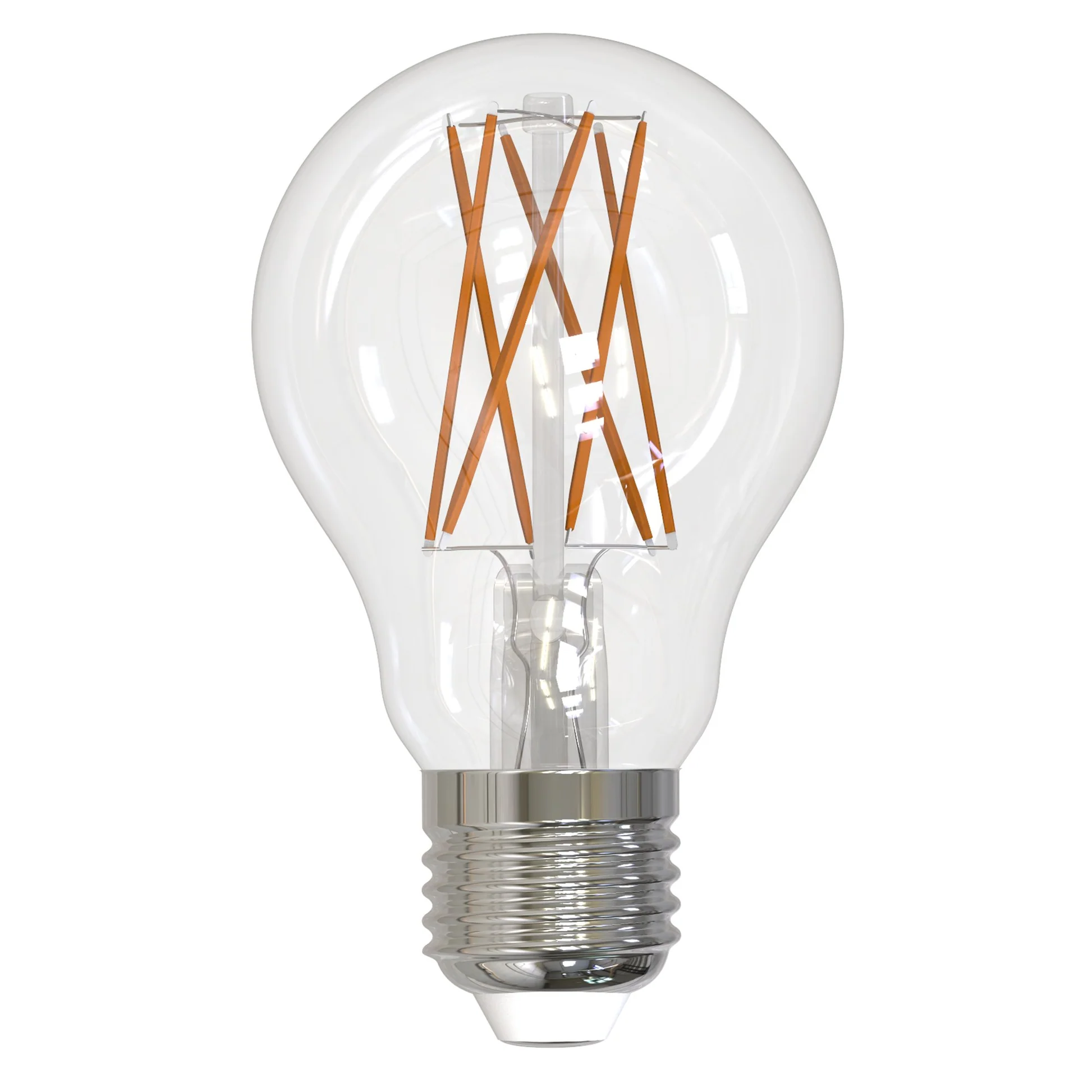 BULBRITE LED A19 MEDIUM SCREW (E26) 8.5W FULLY COMPATIBLE DIMMING FILAMENT LIGHT BULB 3000K/SOFT WHITE 60W INCANDESCENT EQUIVALENT 2PK (774141) - Cheap-Us