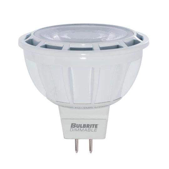 BULBRITE LED MR16 BI-PIN (GU5.3) 9W DIMMABLE LIGHT BULB 3000K/SOFT WHITE 75W HALOGEN EQUIVALENT 1PK (771328) - Cheap-Us