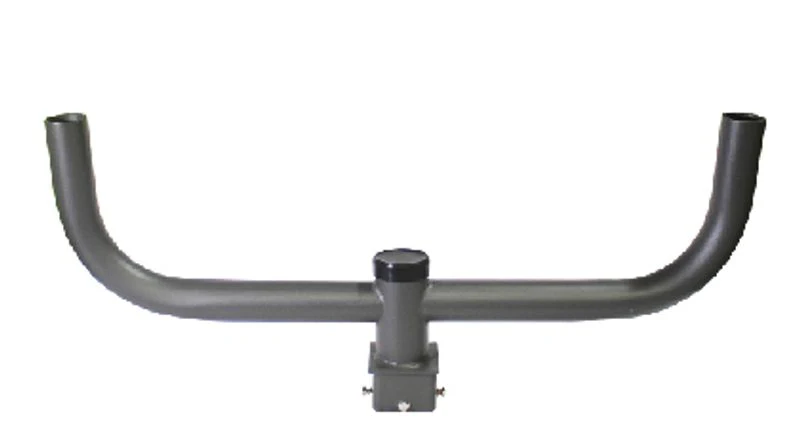 Westgate Double In-Line Bullhorn At 180 Degree H1.09Ft, 3Ft Wide Square Adapter, Outdoor Lighting, Bronze Finish - Cheap-Us