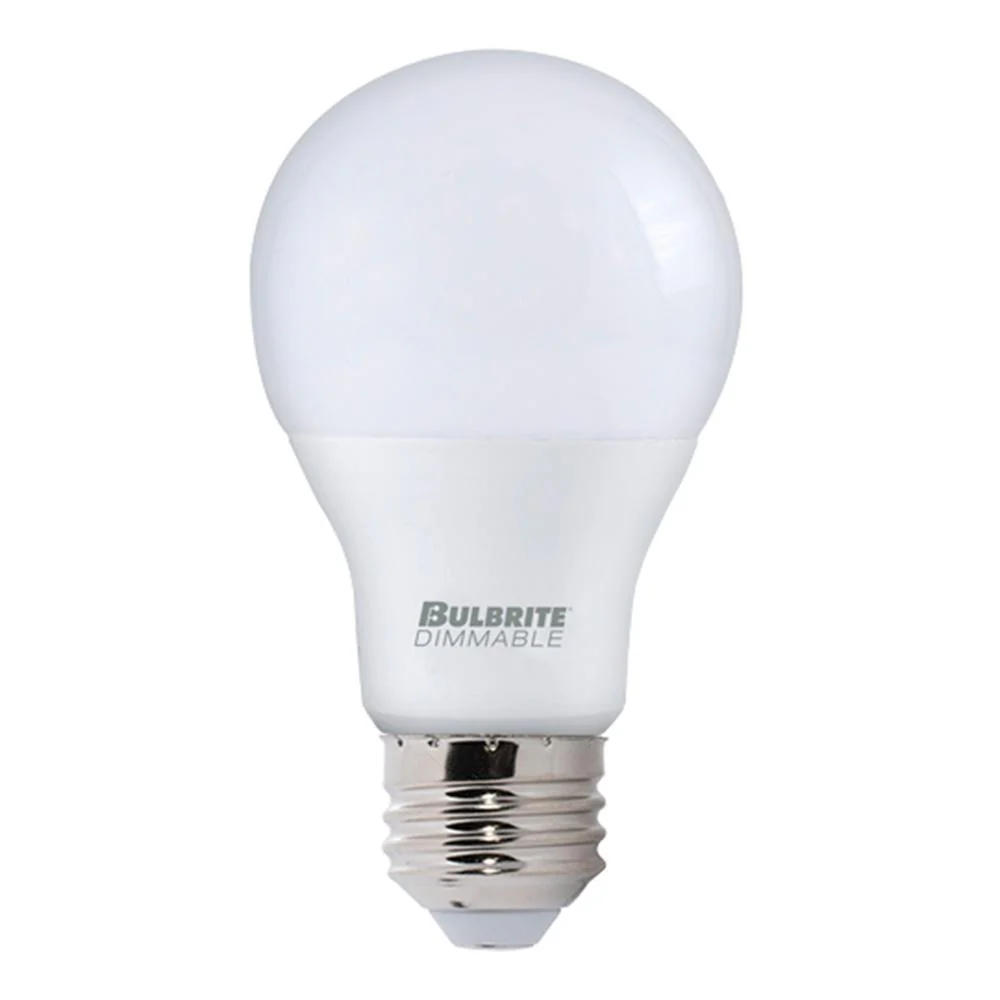 BULBRITE LED A19 MEDIUM SCREW (E26) 9W DIMMABLE FROST 3000K/SOFT WHITE LIGHT 60W INCANDESCENT EQUIVALENT 8PK (774010) - Cheap-Us