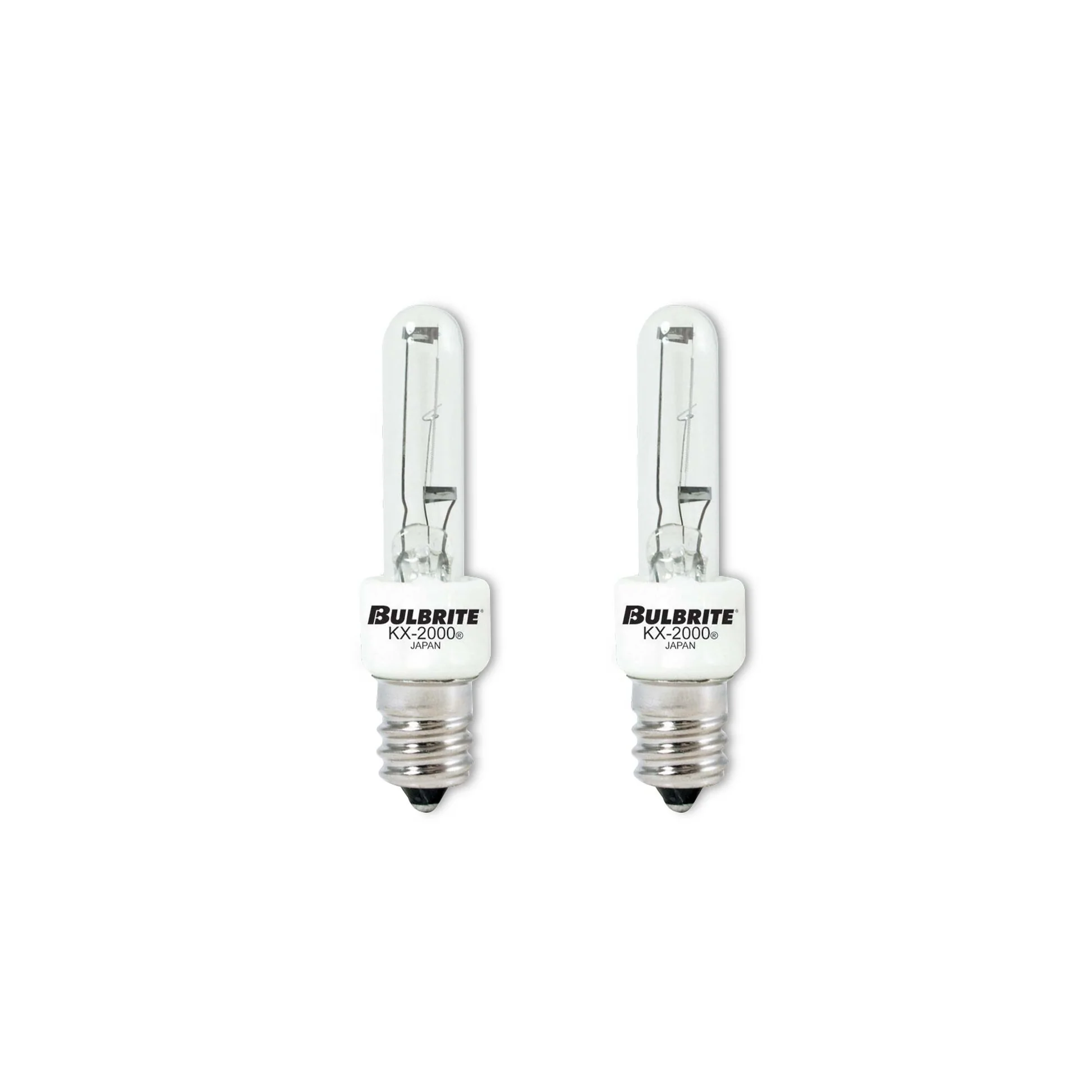 BULBRITE KRYPTON/XENON T3 CANDELABRA SCREW (E12) 40W DIMMABLE LIGHT BULB 2700K/WARM WHITE 2PK (473040) - Cheap-Us