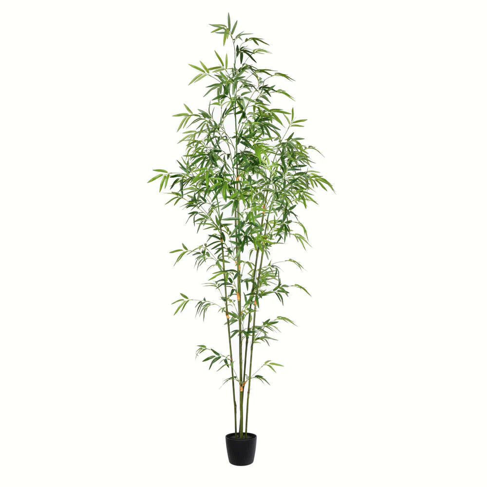 Vickerman 6' Artificial Potted Mini Bamboo Tree. - Cheap-Us