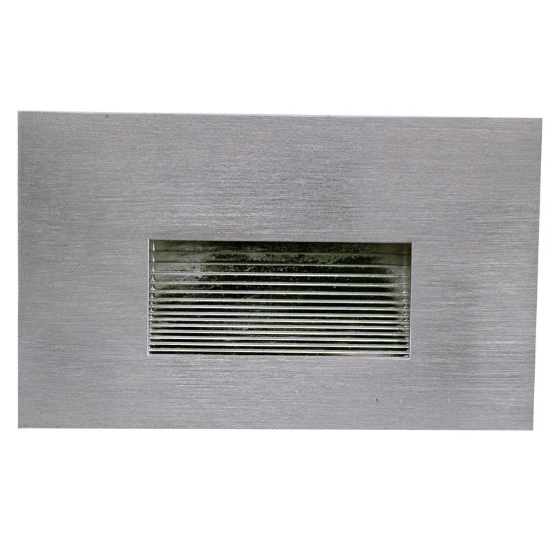Westgate Integrated Step Light 12V 3W 3Cct, Recessed, Bn, Landscape Lighting , 3.5W, 50 Lumens, 30K/40K/50K, Brushed Nickel  Finish - Cheap-Us