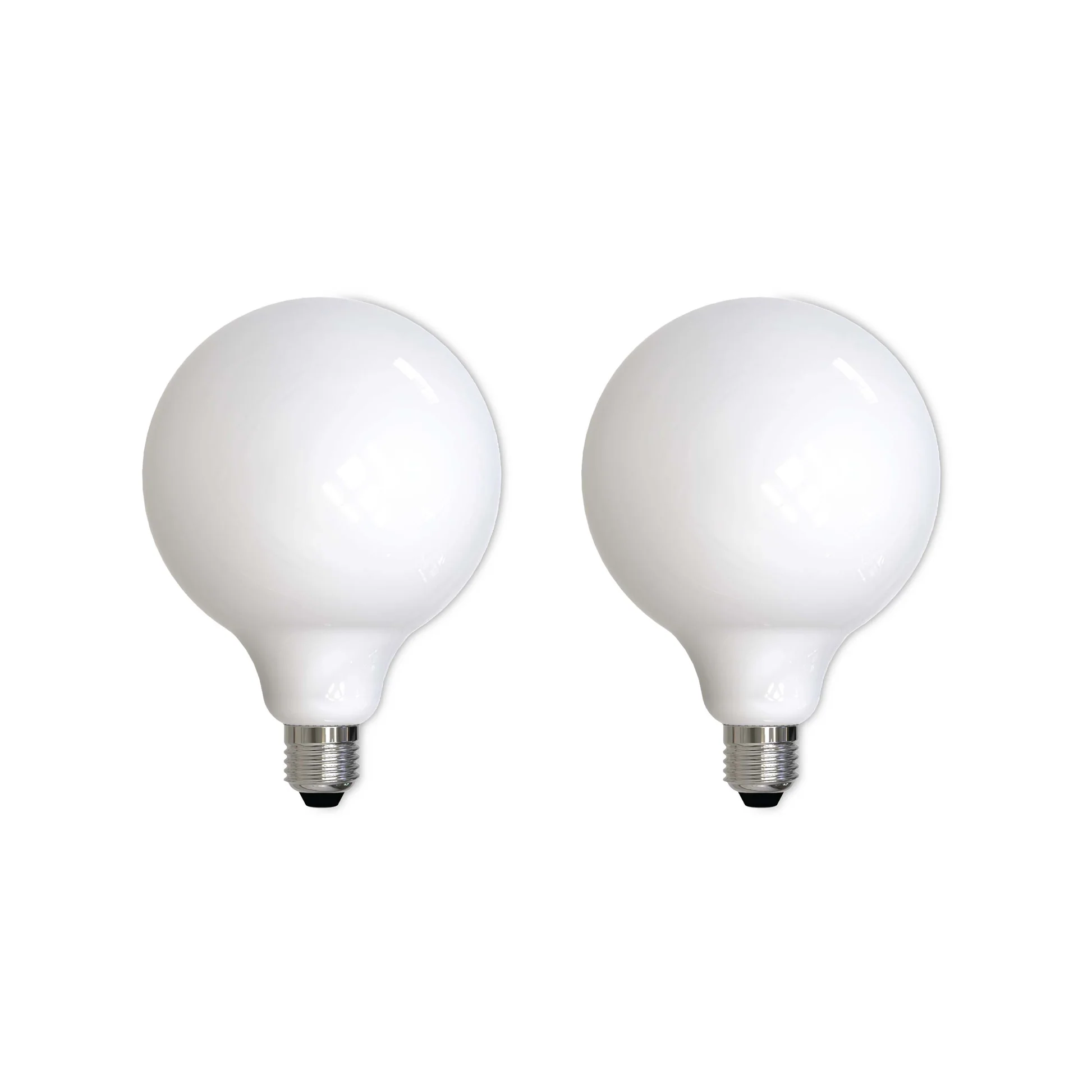 Bulbrite Pack of (2) 8.5 Watt Dimmable Milky Filament G40 Medium (E26) LED Bulb - 800 Lumens, 3000K, and 90 CRI - Cheap-Us