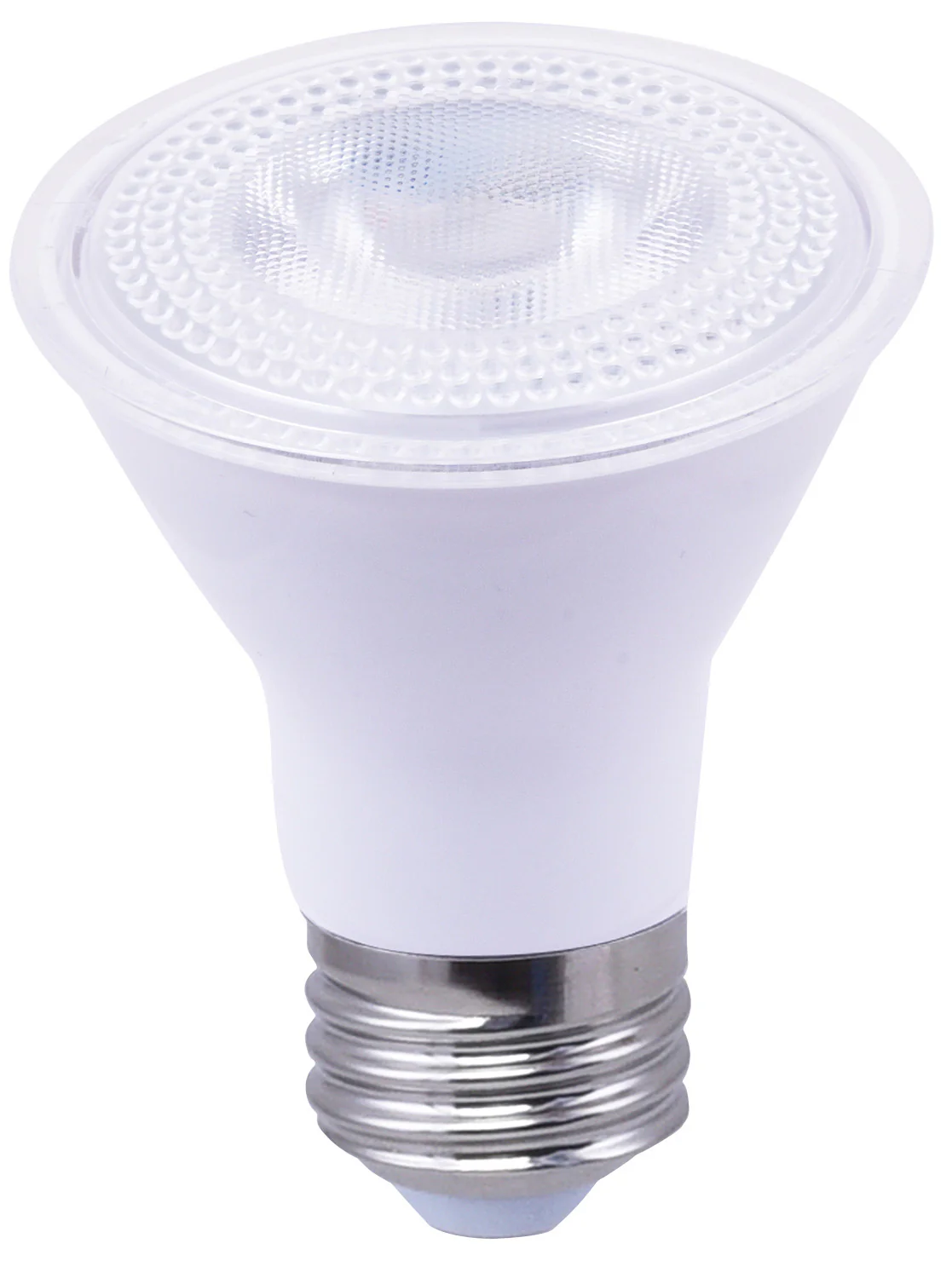 Luxrite LED PAR20 Spotlight Light Bulb, 7W, 500 Lumens, 3000K - Soft White, 80 CRI, White Finish, Dimmable (LR31601) - Cheap-Us