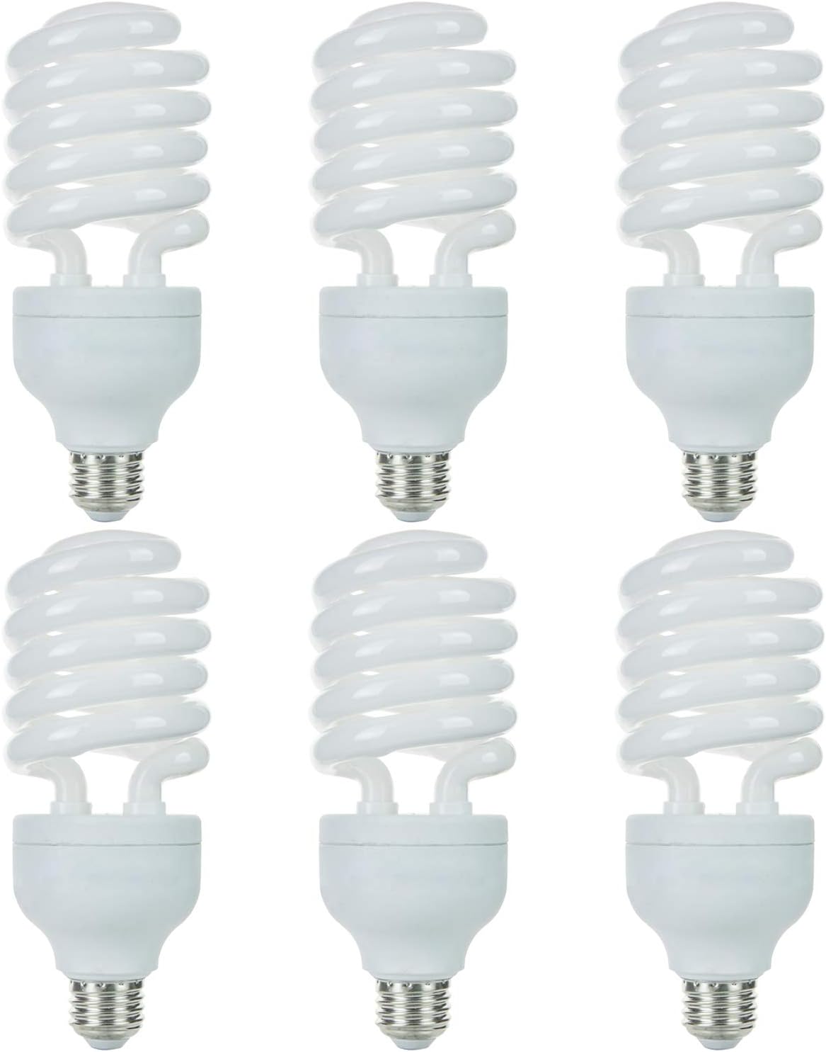 Sunlite 42 Watt High Wattage Spiral Medium Base Daylight (6 Pack) - Cheap-Us