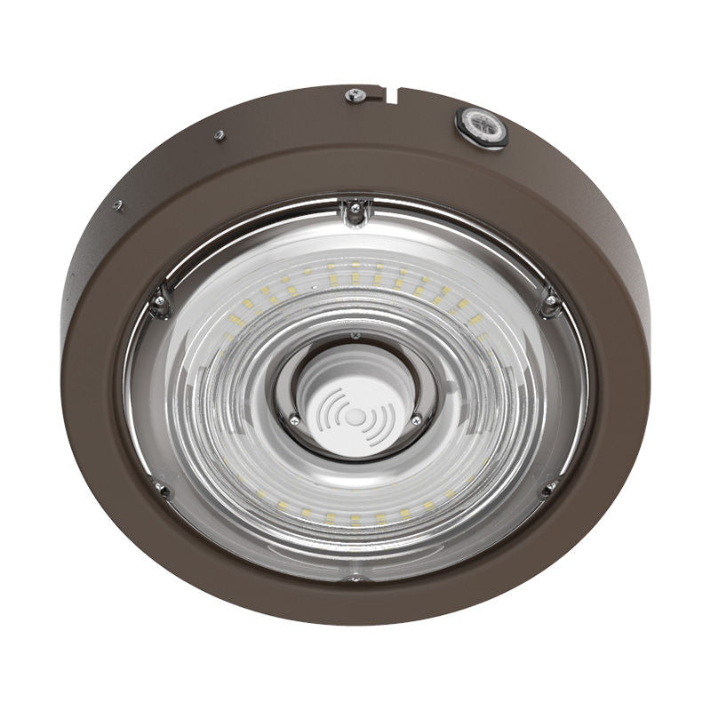 Westgate Builder Series Indoor Round Canopy Light Selectable 30/40/50W 30/40/50K Sensor Ready, Brz, Outdoor Lighting, 30W/40W/50W, 135 Lumens/W,  30K/40K/50K - Cheap-Us