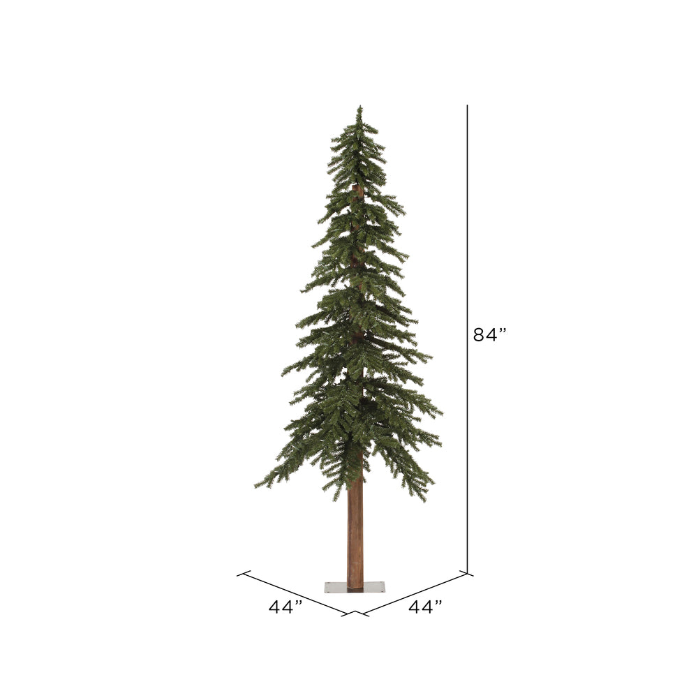 Vickerman 7' Natural Alpine Artificial Christmas Tree Unlit - Cheap-Us