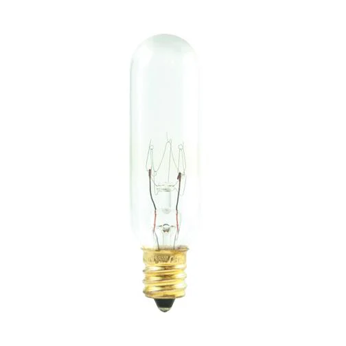 BULBRITE INCANDESCENT T6 CANDELABRA SCREW (E12) 15W DIMMABLE LIGHT BULB 2700K/WARM WHITE 25PK (707115) - Cheap-Us