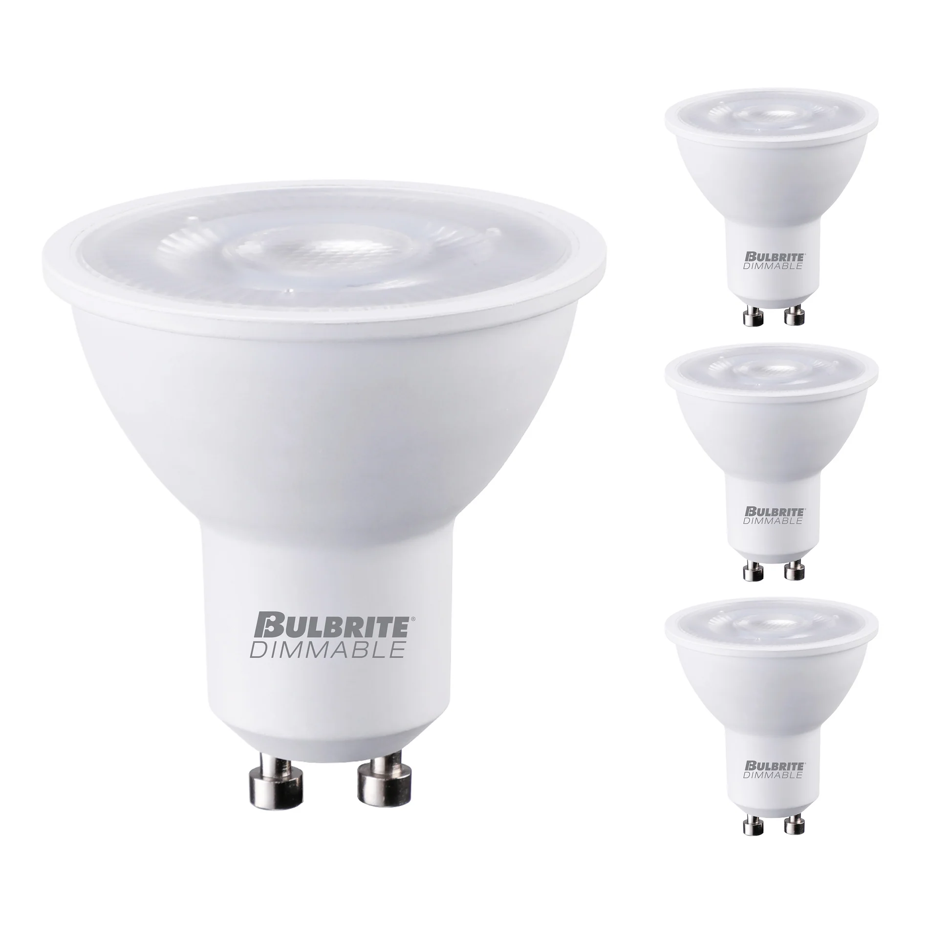 BULBRITE 6.5W LED PAR16 GU10 3000K FLOOD DIMMABLE 80CRI 120V-4PK - Cheap-Us