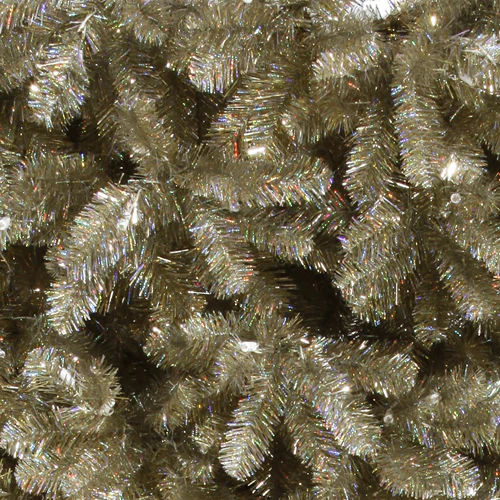 Vickerman 7.5' Champagne Upside Down Artificial Christmas Tree Unlit - Cheap-Us