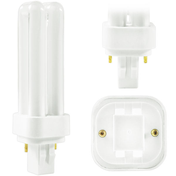 F13DBX23/841/ECO - 2 Pin GX23-2 Base - 4100K 13 Watt - CFL - GE 97589 - Cheap-Us