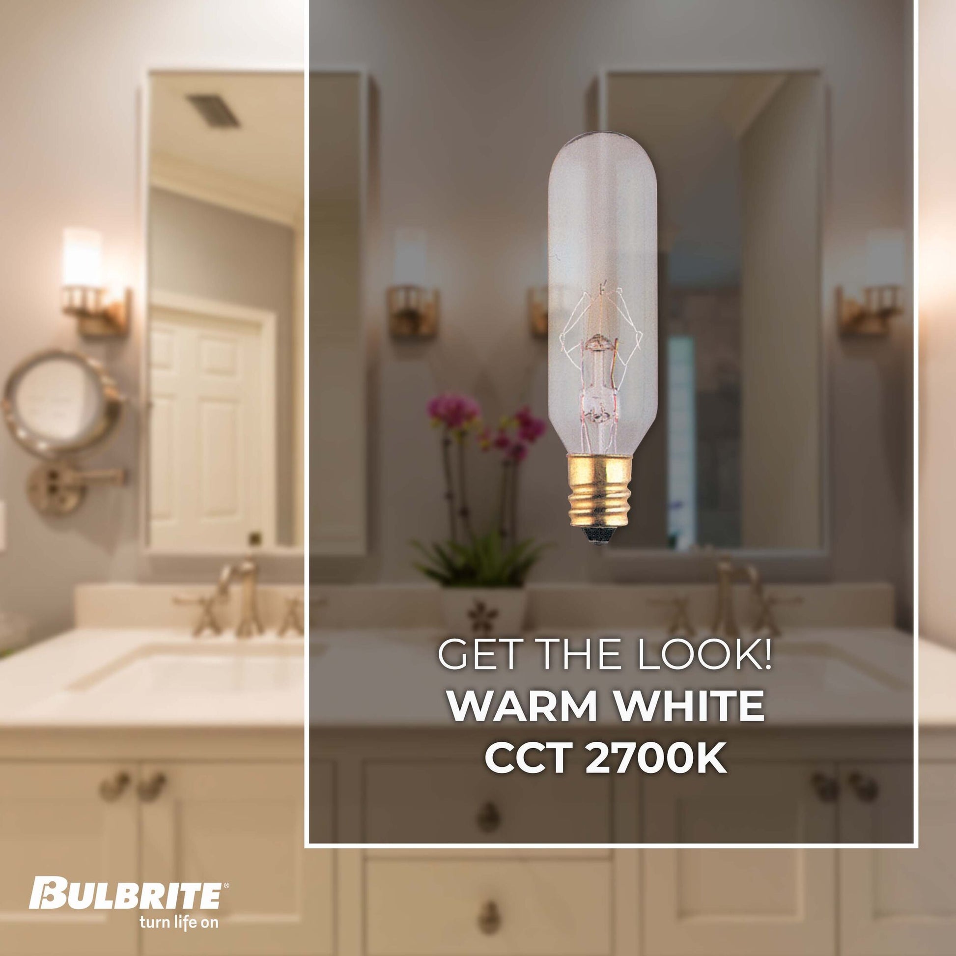 BULBRITE INCANDESCENT T6 CANDELABRA SCREW (E12) 25W DIMMABLE LIGHT BULB 2700K/WARM WHITE 25PK (707125) - Cheap-Us