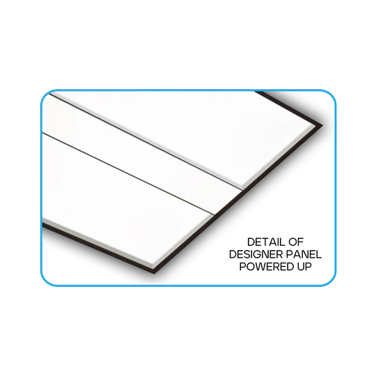 1X4 DESIGNER PANEL - 3CCT & WATTAGE SELECTABLE - Cheap-Us