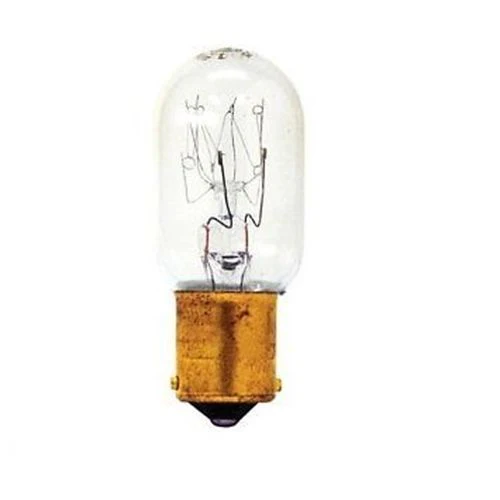 GE 35154 15T7DC Indicator Light Bulb 15 watt - 120 volt - T7 - Double Contact Bayonet (BA15d) Base - Clear - Cheap-Us